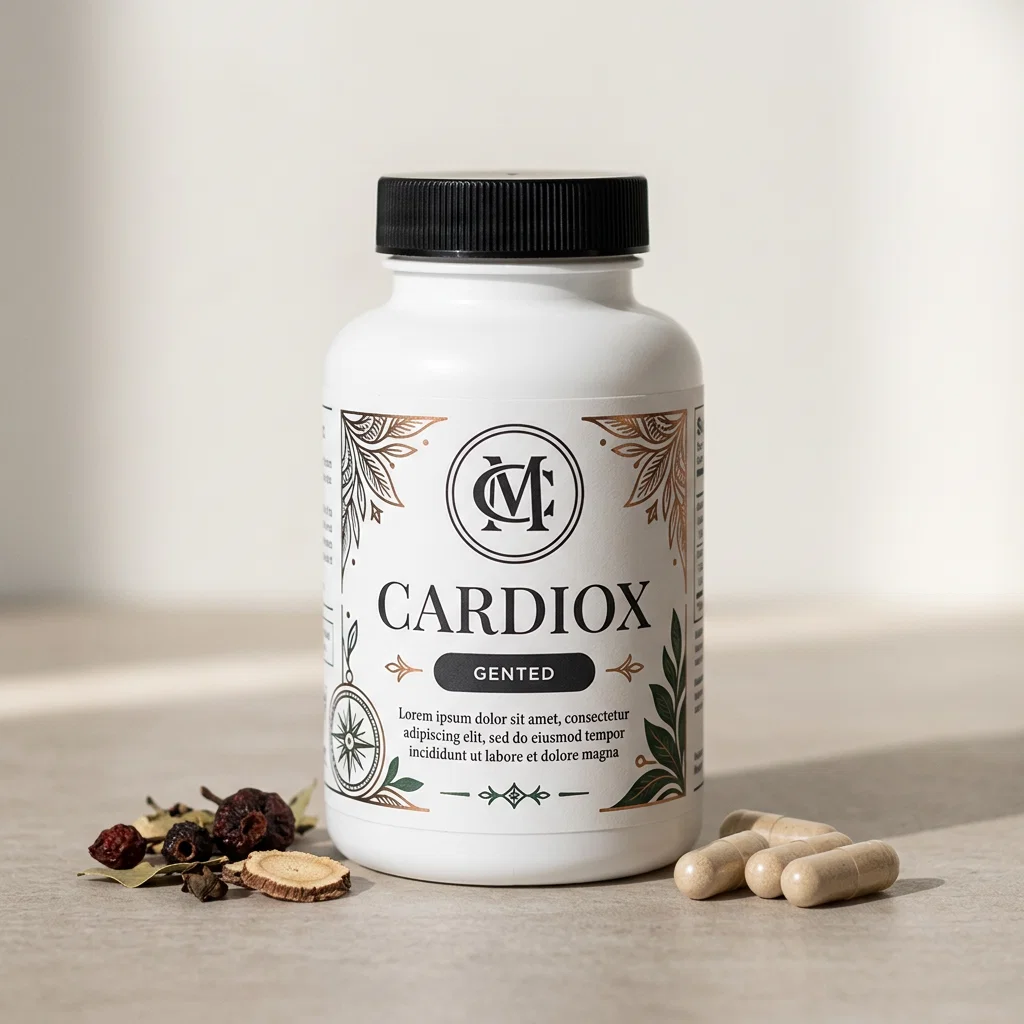 CardioX cardiovascular health supplement bottle for adults over 50